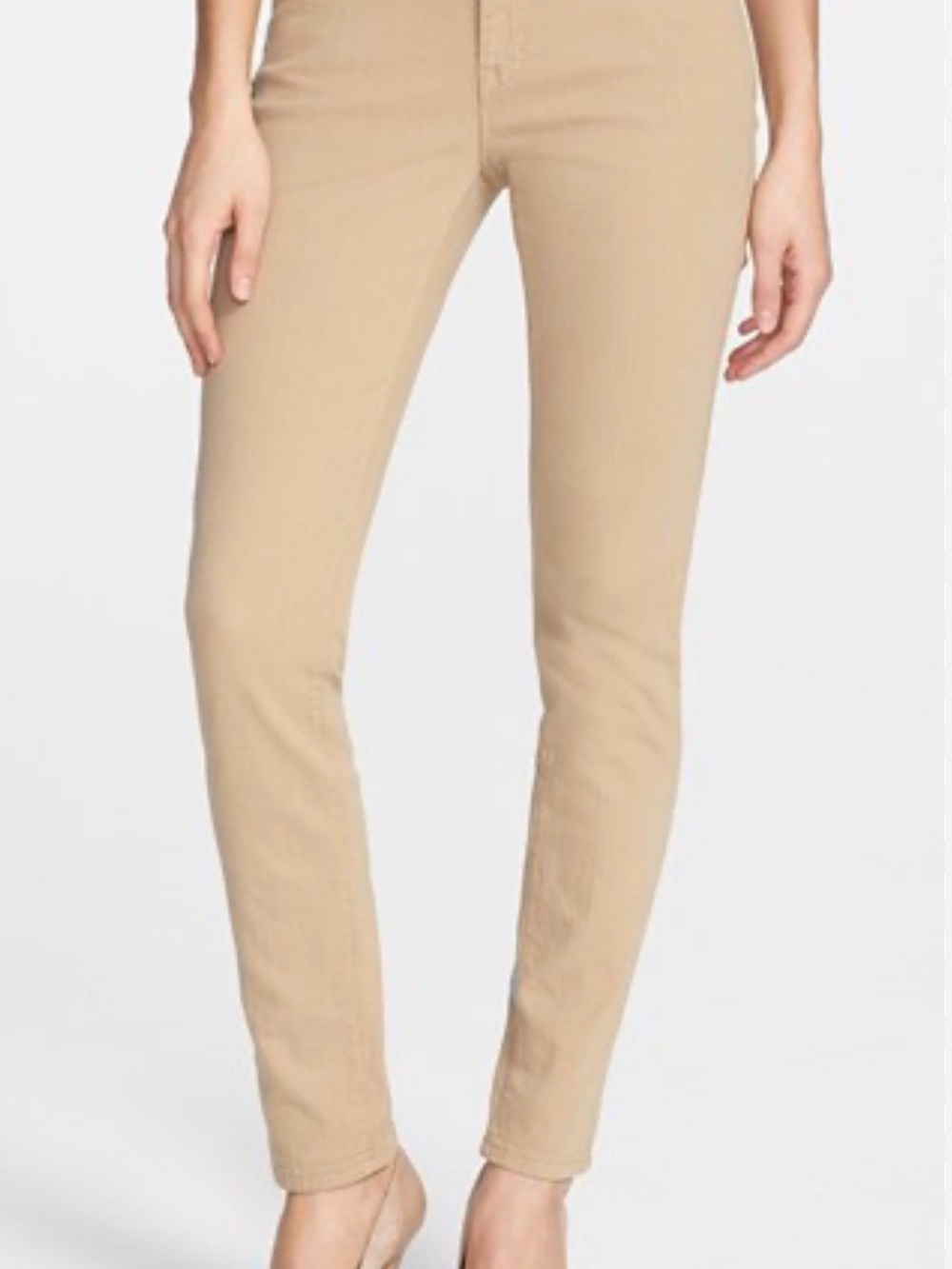 Michael Kors Beige Slim Stretch Jeans
